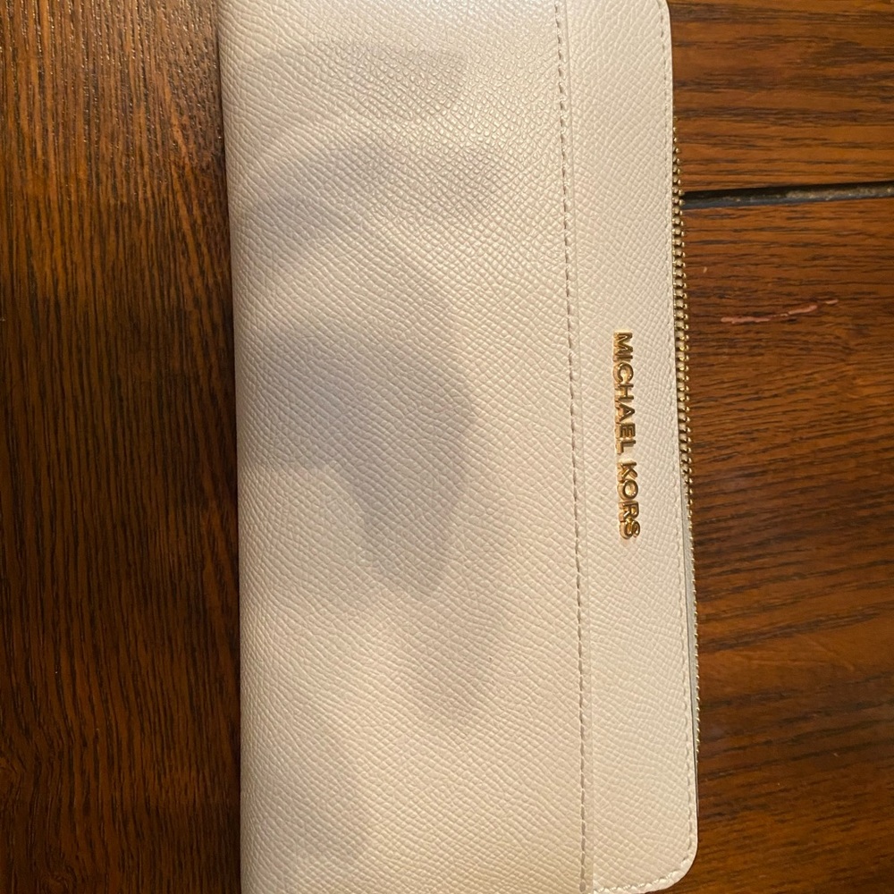 Michael Kors white wallet